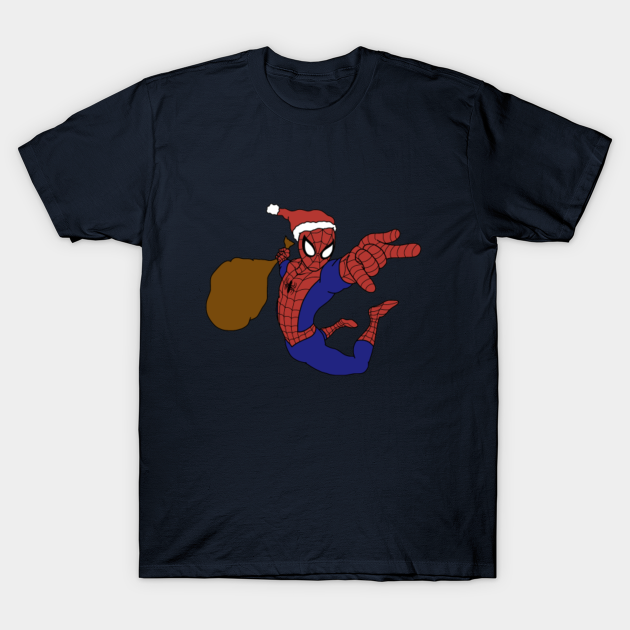 spiderman santa shirt
